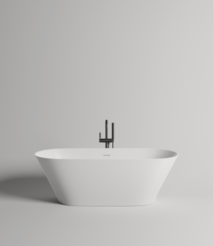 Ванна из литьевго мрамора Salini MONA 102911G 180х80 отдельностоящая овальная - фото 2